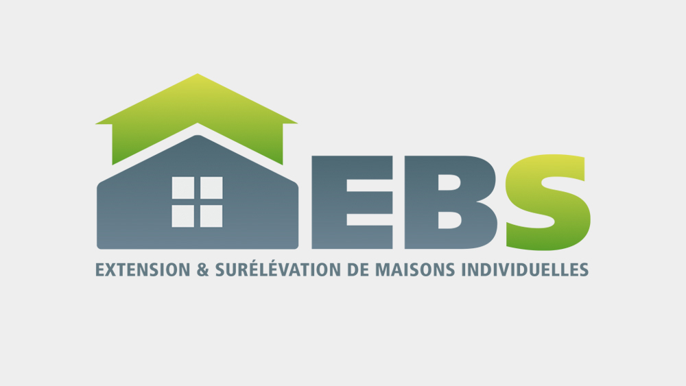Création du logo EBS Surélévation - Surélévation de maisons individuelles à Toulouse
